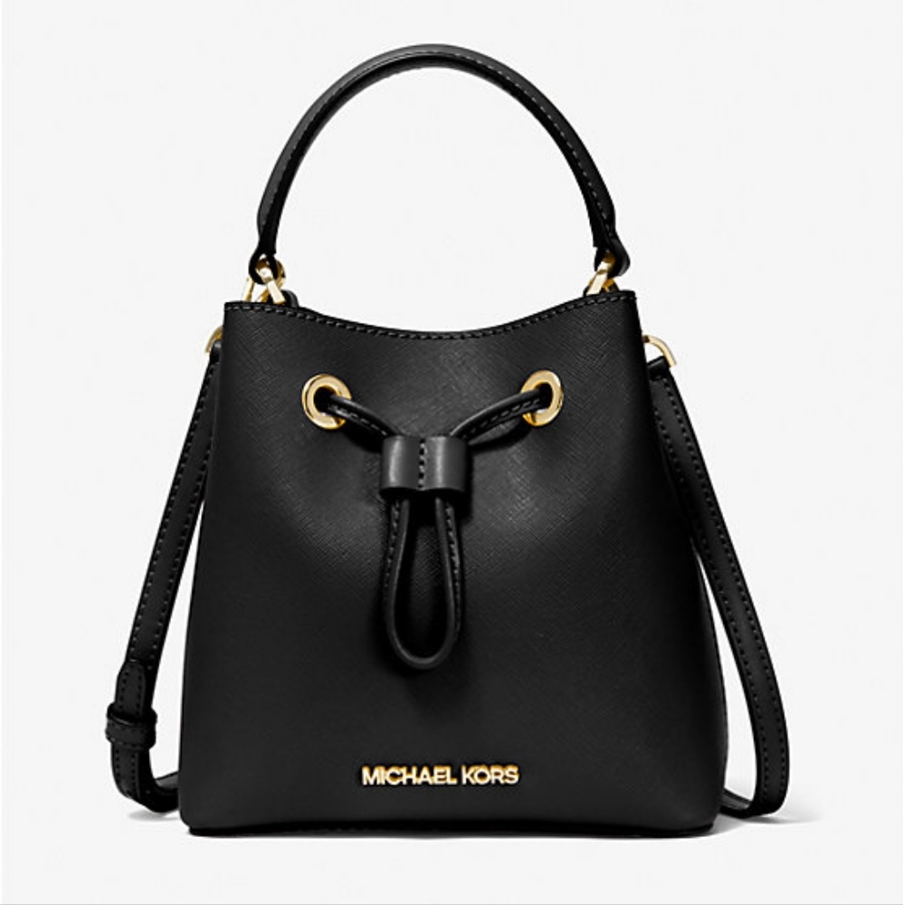 Suri Small Saffiano Leather Crossbody Bag
